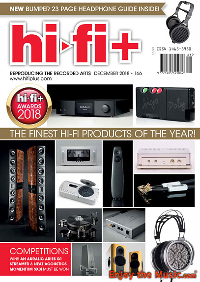 La rivista di dicembre di Hi-Fi + offre molte recensioni audio di fascia alta