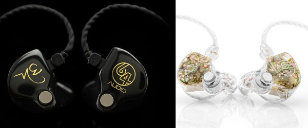 64 obiettivi audio Audiophiles con monitor in-ear personalizzati