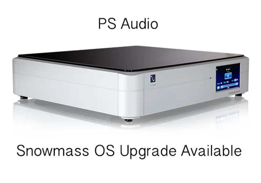 Aggiornamento PS Audio Snowmass OS ora disponibile
