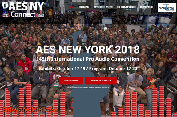 AES New York 145th International Pro Audio Convention dal 17 al 20 ottobre