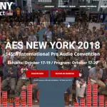 AES New York 145th International Pro Audio Convention dal 17 al 20 ottobre