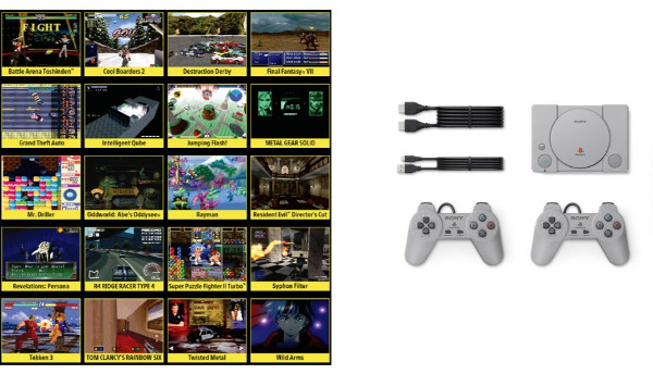 Sony rivela la gamma di giochi per PlayStation Classic