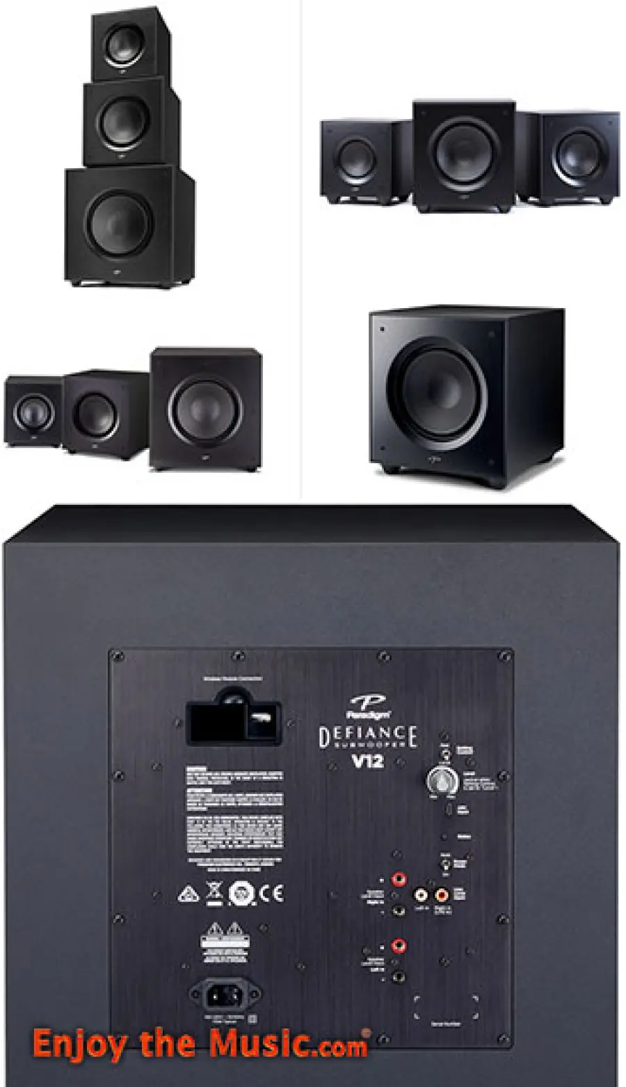 Subwoofer Paradigm Defiance con controllo app e correzione ambientale