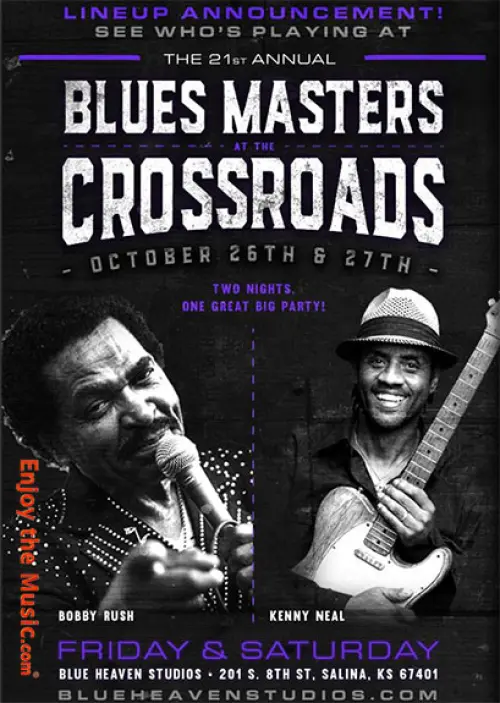 Concerto di Blues Masters At The Crossroads 2018 a Salina, nel Kansas
