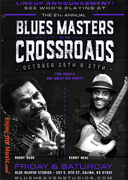 Concerto di Blues Masters At The Crossroads 2018 a Salina, nel Kansas