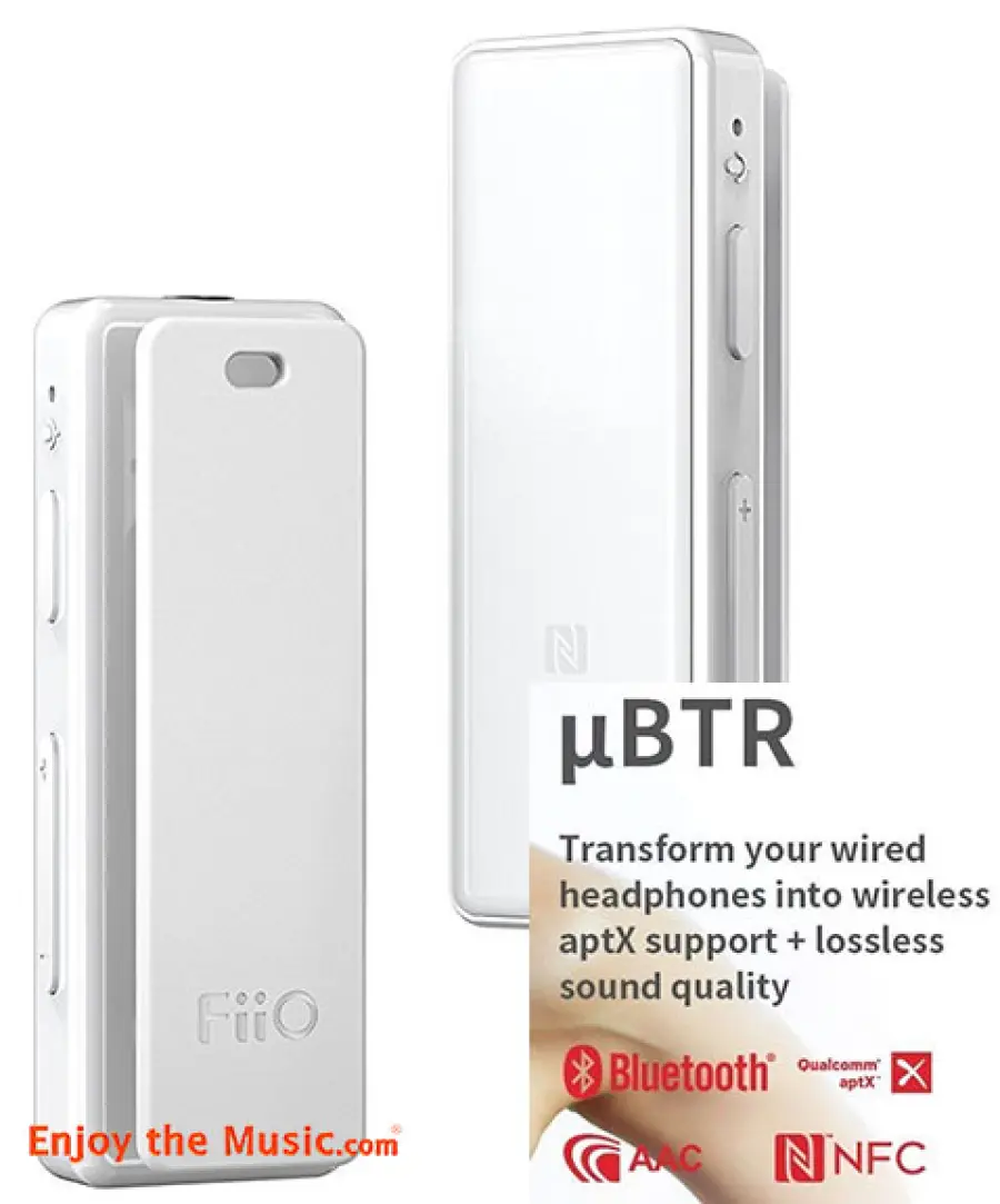 Ricevitore Bluetooth Hi-Fi FiiO μBTR con aptX, AAC, SBC, ecc.