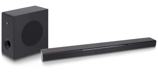 La nuova barra audio Yamaha ha l'opzione altoparlante wireless