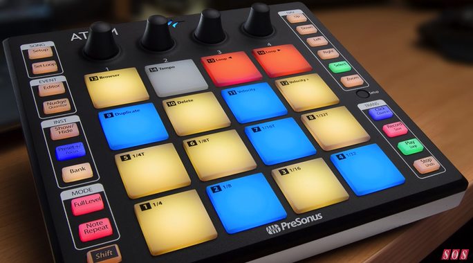 PreSonus lancia il controller ATOM Performance Pad