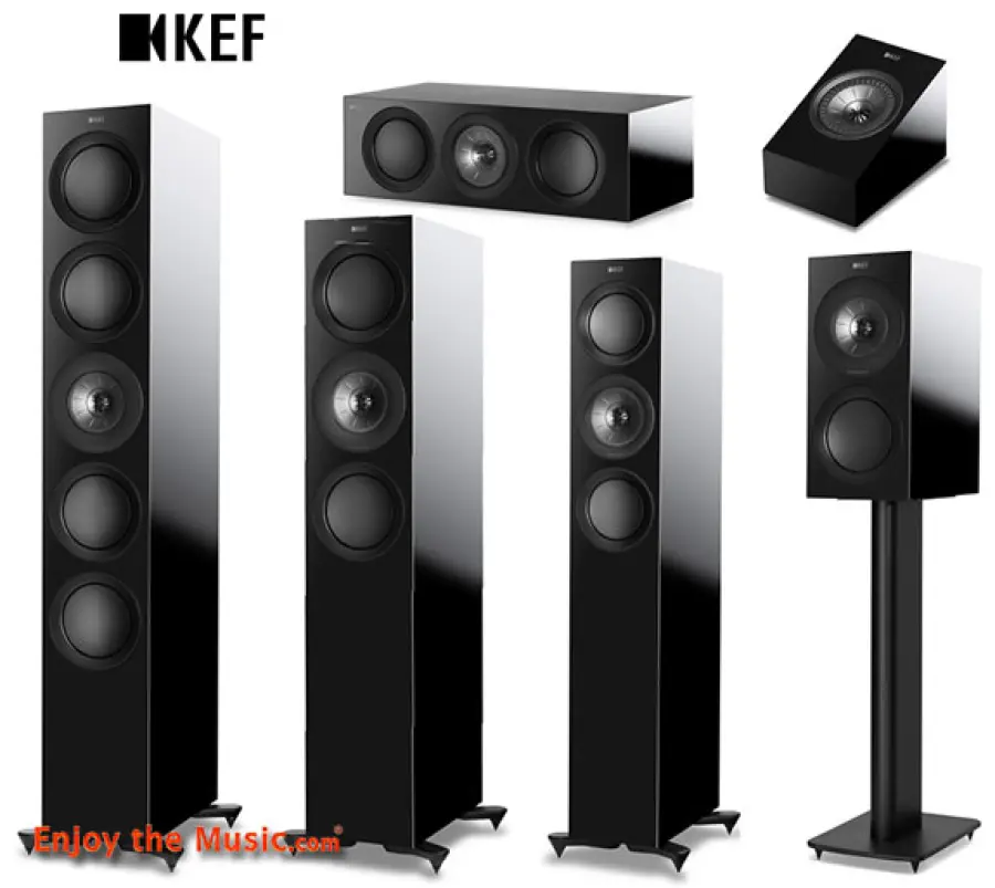 La serie KEF R include il loro nuovo driver sorgente punto Uni-Q di 12a generazione