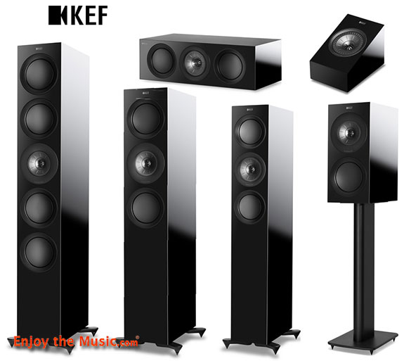 La serie KEF R include il loro nuovo driver sorgente punto Uni-Q di 12a generazione