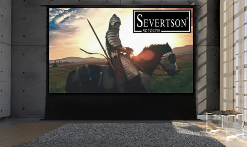 Il nuovo schermo di proiezione di Severtson si ritrae nel pavimento