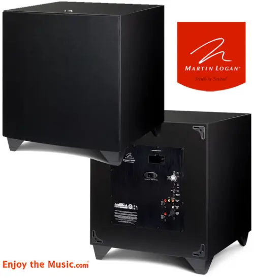 I subwoofer MartinLogan offrono la correzione ambientale, il controllo e il segnale wireless