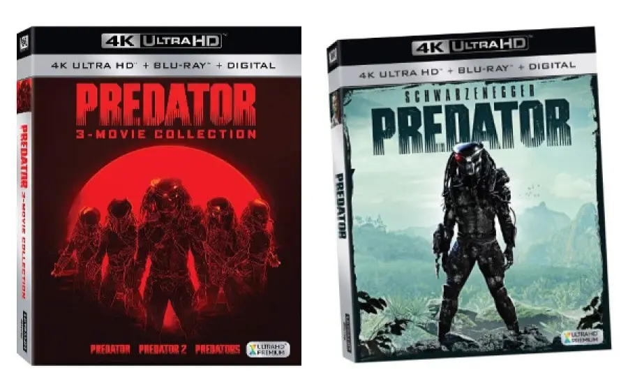 Titolo "Predator" per 4K Blu-ray