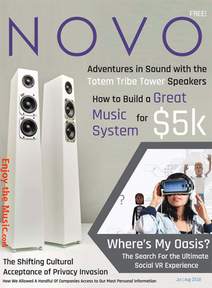 PROBLEMA GRATUITO: NOVO's July / August Issue Caratteristiche Audio, VR e altro ancora