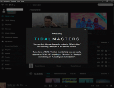 Modifiche alle app Tidal Desktop - Sorpresa!