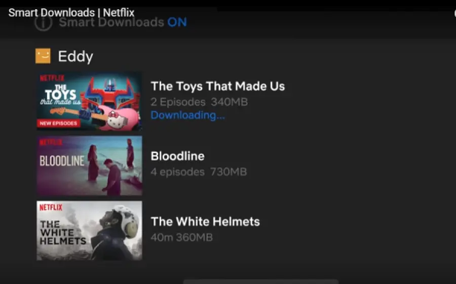 Netflix lancia Smart Downloading