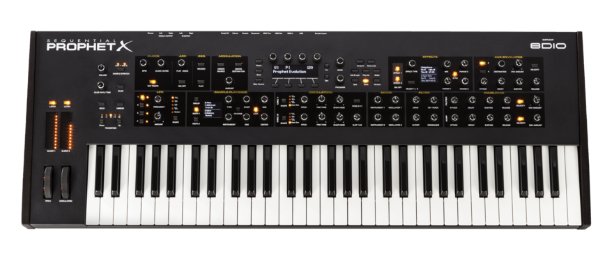 Prophet X utilizza il filtro dei nuovi produttori di chip audio