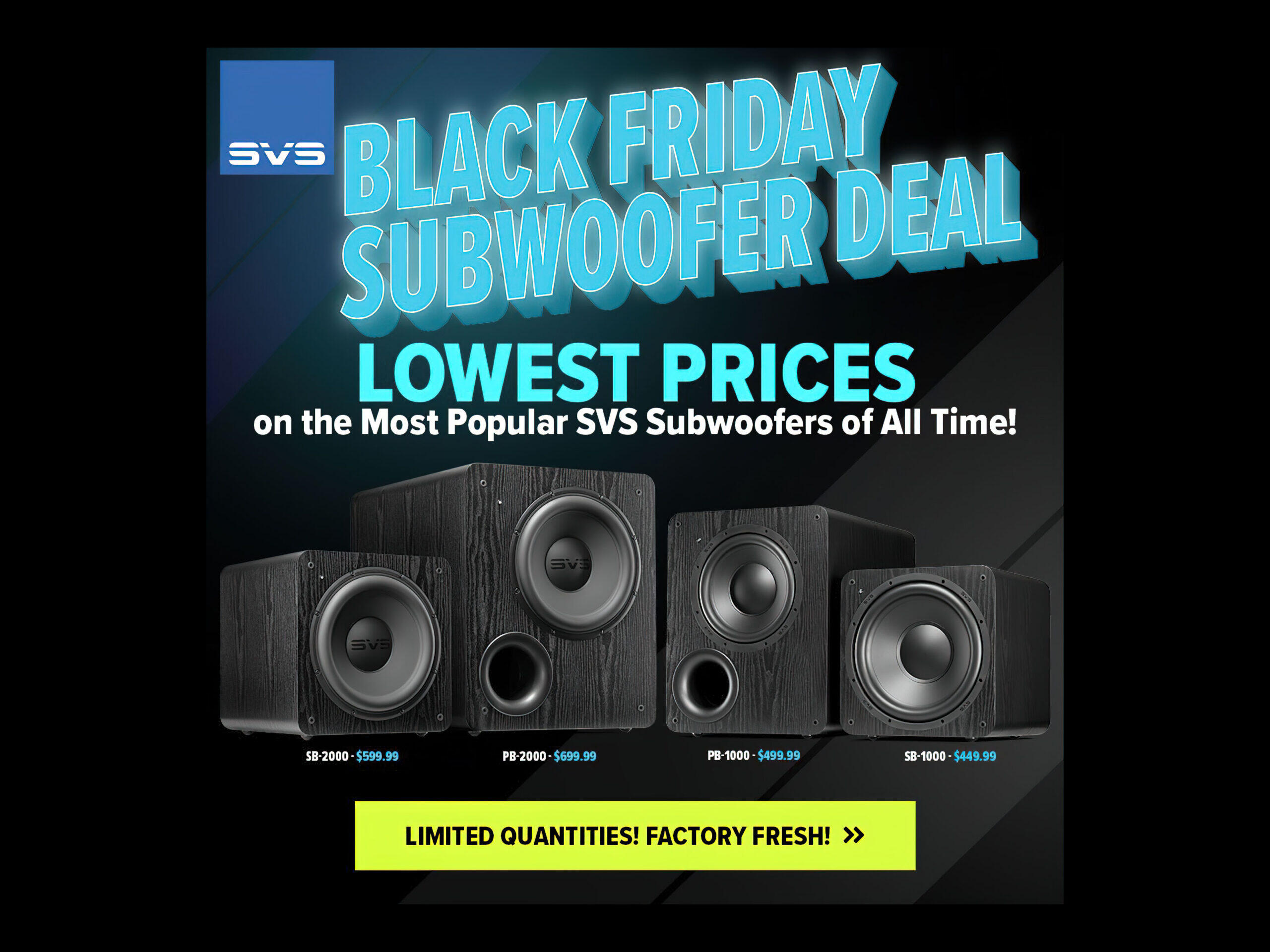 Le migliori offerte per subwoofer SVS del Black Friday: i modelli più votati a prezzi stracciati