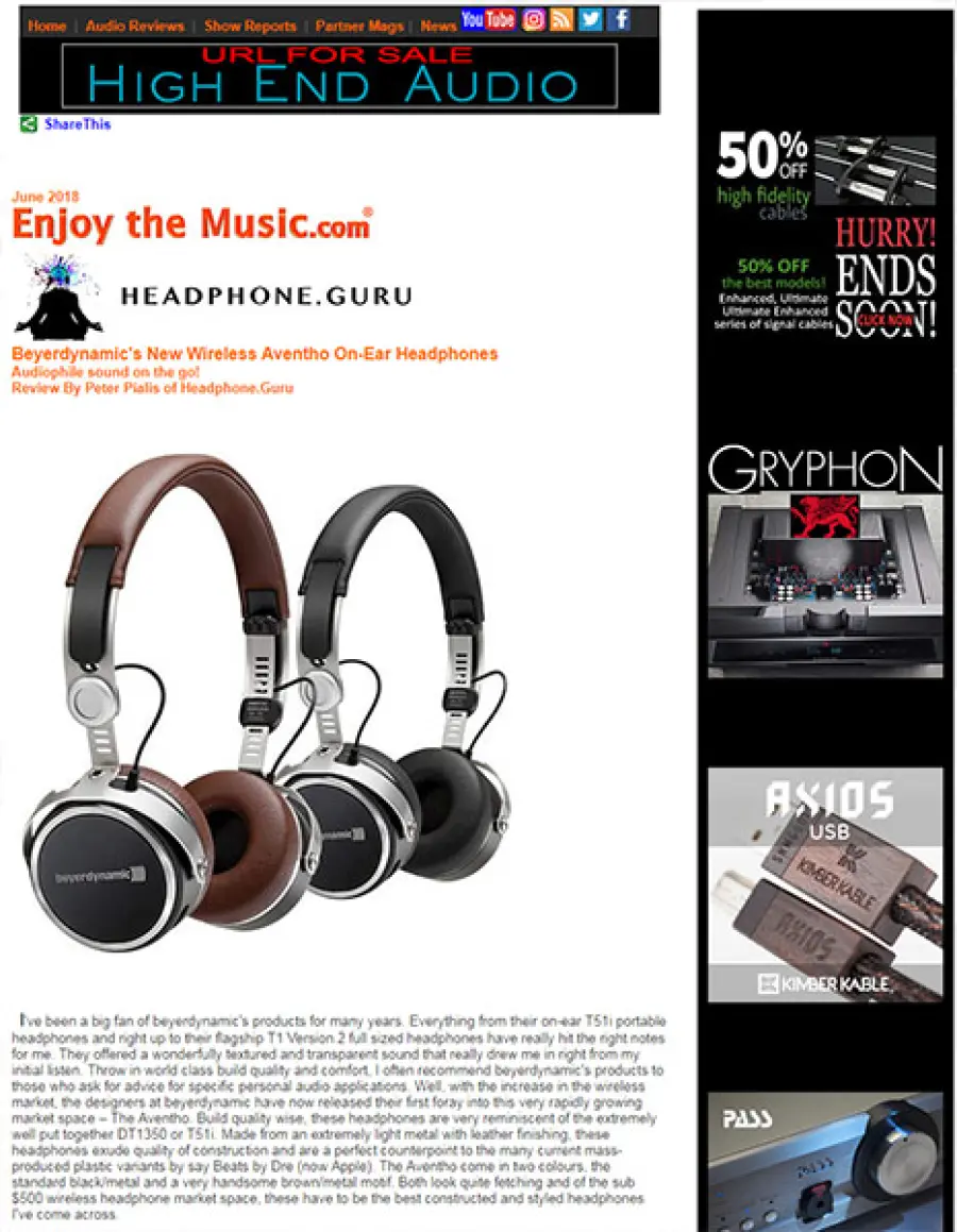 La rivista di giugno Review di EnjoyTheMusic.com è ora disponibile