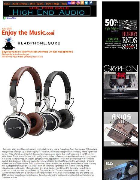 La rivista di giugno Review di EnjoyTheMusic.com è ora disponibile