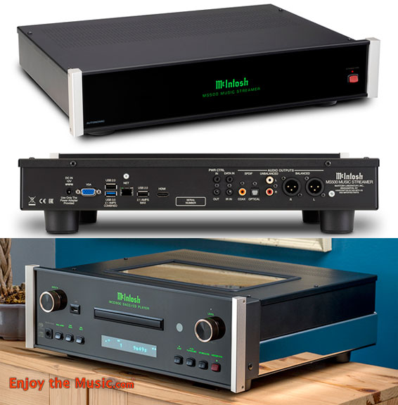 McIntosh Labs Nuovo lettore SACD / CD MCD600 e Music Streamer MS500