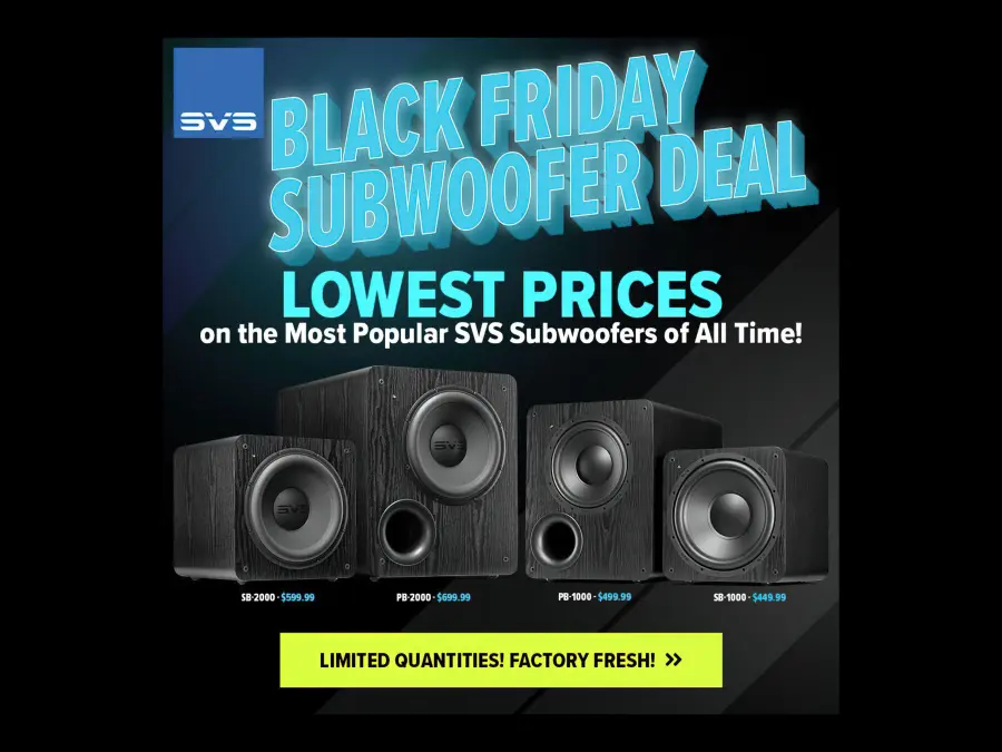 Le migliori offerte per subwoofer SVS del Black Friday: i modelli più votati a prezzi stracciati