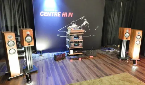 Center Hi-Fi's Genesis Room, con Marten Parker Duos, componenti T+A, Music Hall Analog e un preamplificatore fono Earmen