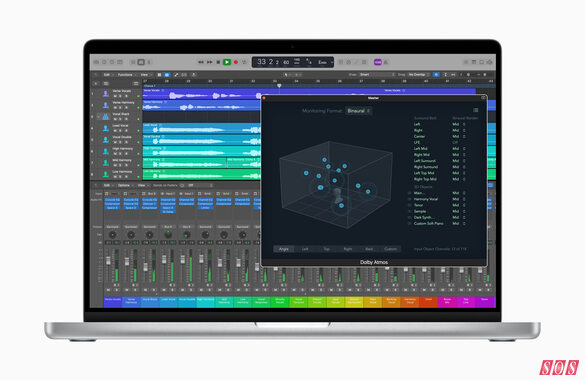 Apple M1 Pro e M1 Max MacBook Pro più Logic 10.7