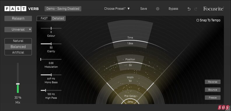 Focusrite rilascio FAST Verb