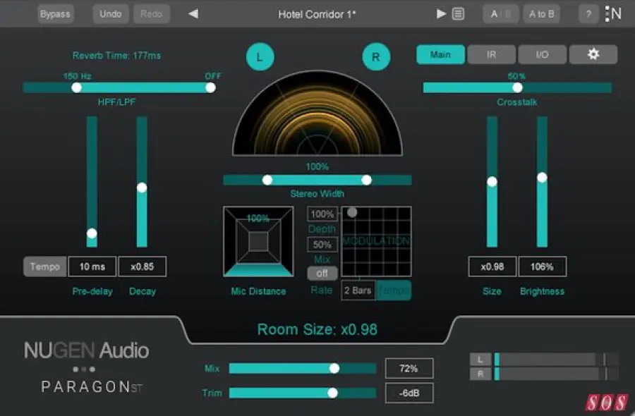 Il riverbero Paragon di Nugen diventa musicale