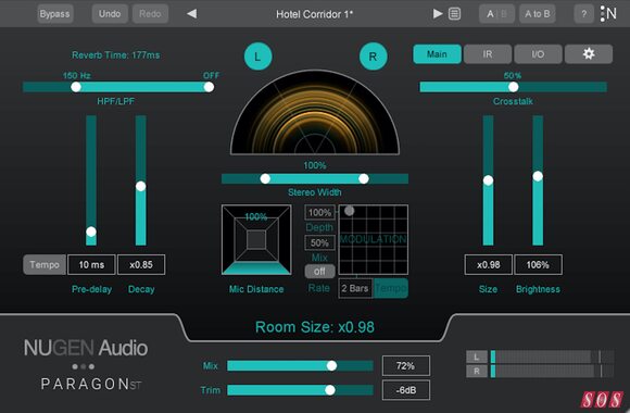 Il riverbero Paragon di Nugen diventa musicale