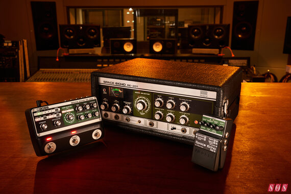 Due nuovi pedali Space Echo di Boss