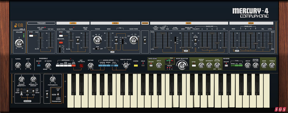 Cherry Audio Mercury-4 softsynth