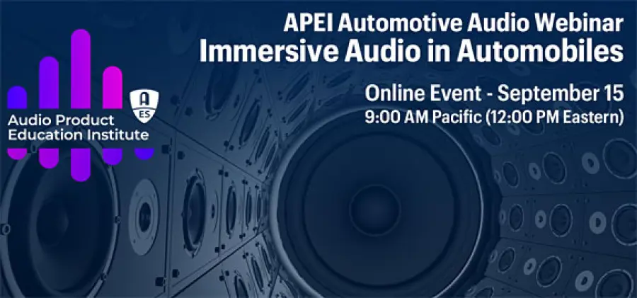 Audio immersivo AES all'interno delle automobili