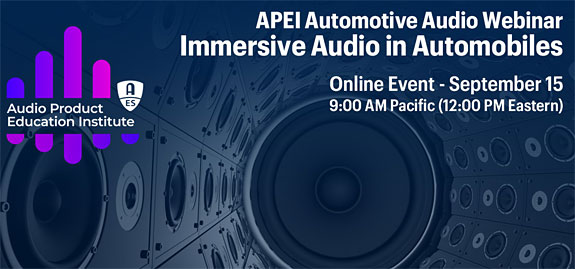 Audio immersivo AES all'interno delle automobili