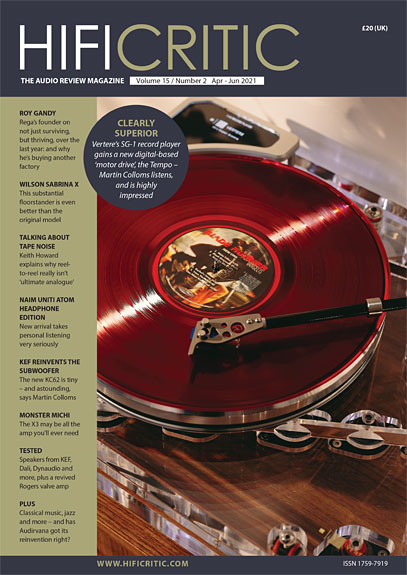 Il numero di giugno 2021 di HIFICRITIC è ora disponibile