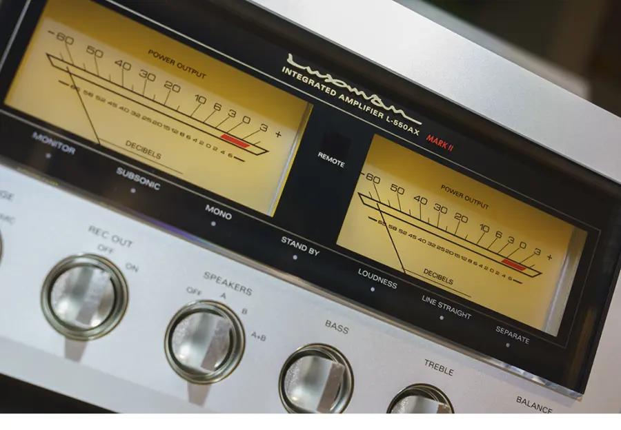 L'amplificatore integrato Luxman L-550AXII