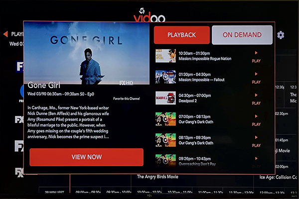 Pratico: Vidgo Live TV Streaming