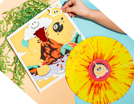 Vinyl Moon Record Club cura esperienze di ascolto di mixtape multi-artista