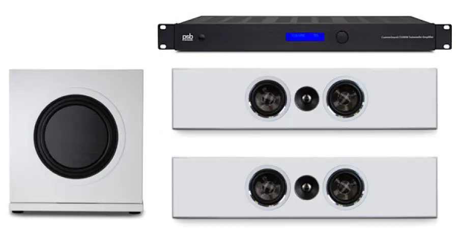 Recensione del sistema di altoparlanti surround a parete PSB PWM-1