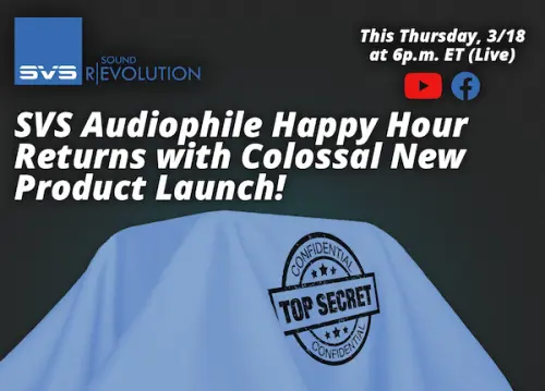L'Happy Hour virtuale per audiofili SVS è tornato, di nuovo!