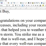 Caro miglior acquisto,