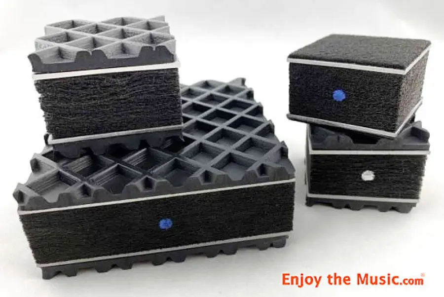 Protezioni contro le vibrazioni per apparecchiature di servizio per ambienti audiovisivi (EVP)