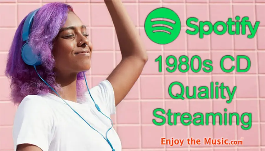 Spotify Hi-Fi Legacy 1980's Streaming CD di bassa qualità