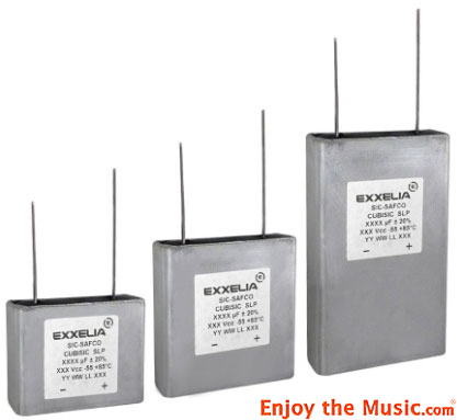 Condensatori elettrolitici a pacchetto piatto Exxelia
