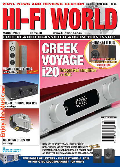 Hi-Fi World marzo 2021 Recensioni e Think Pieces