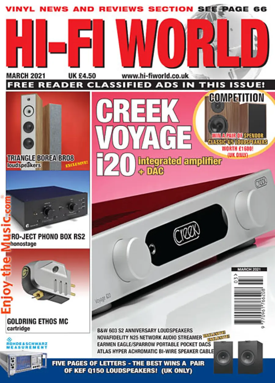 Hi-Fi World marzo 2021 Recensioni e Think Pieces