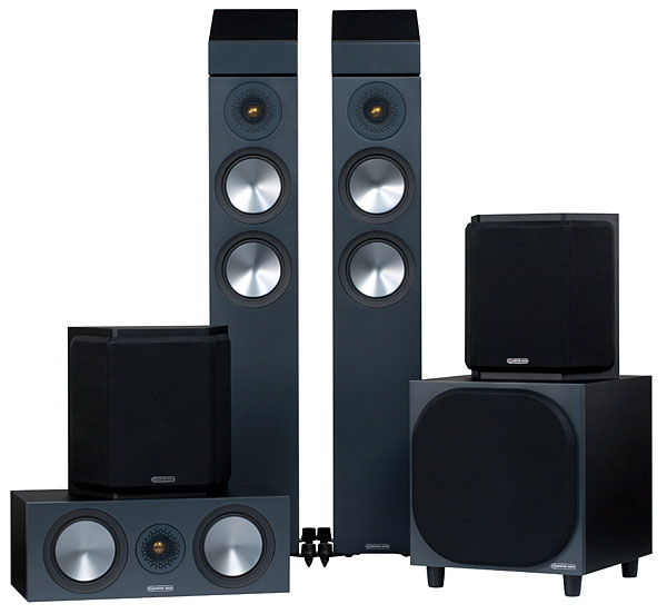 Recensione del sistema di altoparlanti surround Monitor Audio Bronze 200