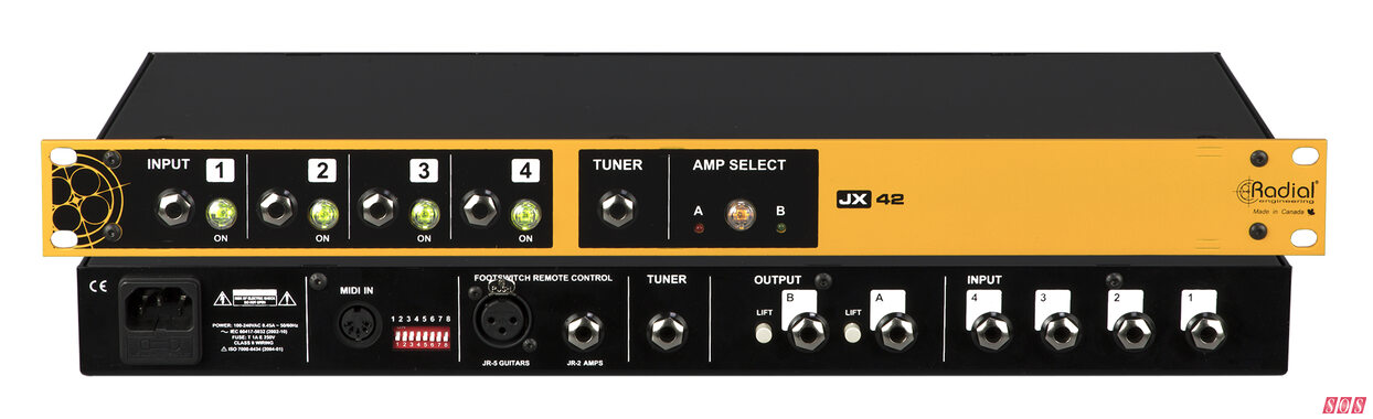 Amp router e re-amper di Radial