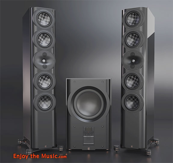 PerListen Audio S7t Tower e subwoofer D212s